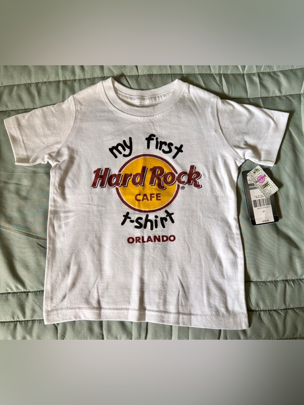 Toddler Unisex Hard Rock Cafe Orlando 1st T-shirt NWT
